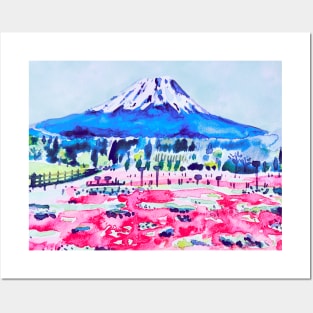 Fuji mountain Posters and Art